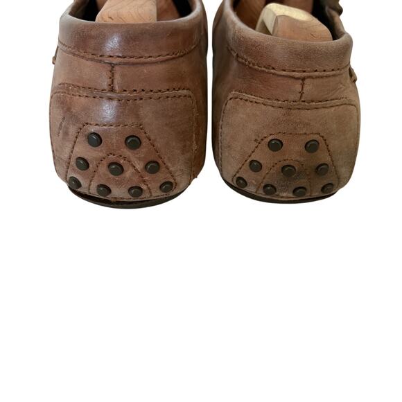 Polo Leather Driving Loafers Woodley Sz 11D  Preppy Y2K LightAcademia - Picture 10 of 10